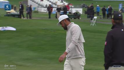 Tony Finau | Round 1 | 6th hole | Shot 4 | 2025 AT&T Pebble Beach