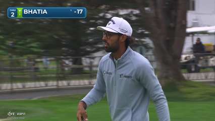 Akshay Bhatia | Round 3 | 2nd hole | Shot 4 | 2026 AT&T Pebble Beach