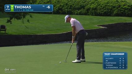 Justin Thomas | Round 2 | 7th hole | Shot 5 | 2026 Truist Championship