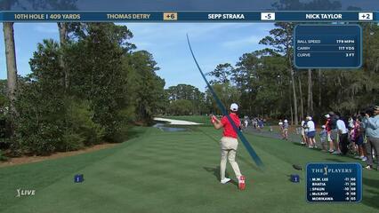 Thomas Detry | Round 2 | 10th hole | Shot 1 | 2025 THE PLAYERS