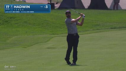 Adam Hadwin | Round 1 | 17th hole | Shot 2 | 2025 Rocket Classic