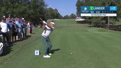 Bernhard Langer | Round 2 | 9th hole | Shot 1 | 2025 Dominion