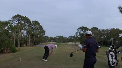 Joe Weiler | Round 3 | 14th hole | Shot 1 | 2024 PGA TOUR Q-School