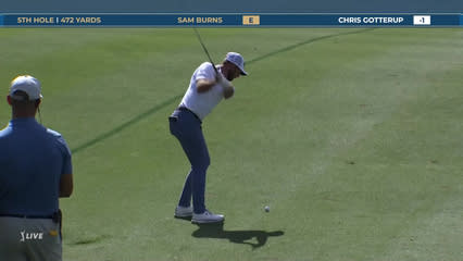 Sam Burns | Round 3 | 5th hole | Shot 2 | 2026 THE PLAYERS