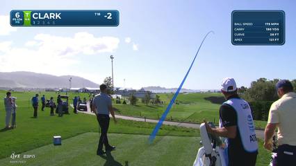 Wyndham Clark | Round 1 | 6th hole | Shot 1 | 2026 AT&T Pebble Beach