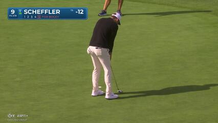 Scottie Scheffler | Round 4 | 9th hole | Shot 5 | 2025 AT&T Pebble Beach