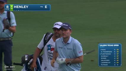 Russell Henley | Round 1 | 8th hole | Shot 3 | 2026 Valero