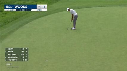 Tiger Woods | 2023 Genesis | Round 3 | 18th hole | Shot 4