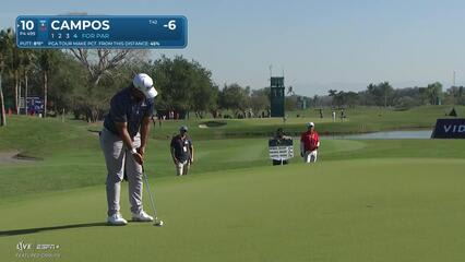 Rafael Campos | Round 4 | 10th hole | Shot 5 | 2025 Mexico Open