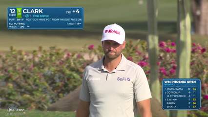 Wyndham Clark | Round 2 | 12th hole | Shot 2 | 2026 WM Phoenix Open