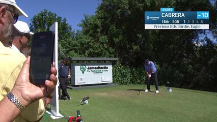 Ángel Cabrera | Round 3 | 16th hole | Shot 1 | 2025 James Hardie