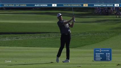 Taylor Pendrith | Round 2 | 12th hole | Shot 2 | 2026 THE PLAYERS