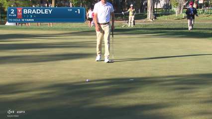 Keegan Bradley | Round 3 | 2nd hole | Shot 4 | 2026 Valspar