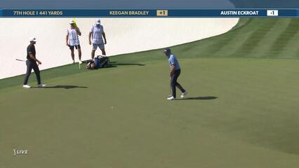 Keegan Bradley | Round 3 | 7th hole | Shot 3 | 2025 THE PLAYERS