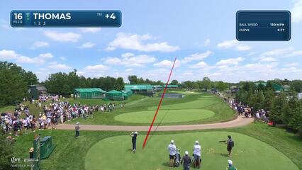 Justin Thomas | Round 3 | 16th hole | Shot 1 | 2025 the Memorial