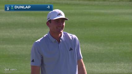 Nick Dunlap | Round 2 | 3rd hole | Shot 5 | 2025 WM Phoenix Open