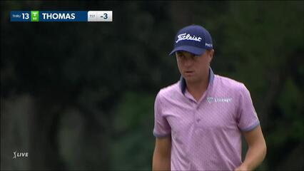 Justin Thomas | 2023 Valspar | Round 3 | 13th hole | Shot 2