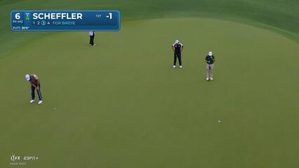 Scottie Scheffler | Round 1 | 6th hole | Shot 4 | 2025 Houston Open