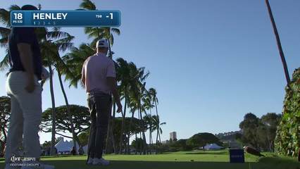 Russell Henley | Round 2 | 18th hole | Shot 1 | 2026 Sony Open