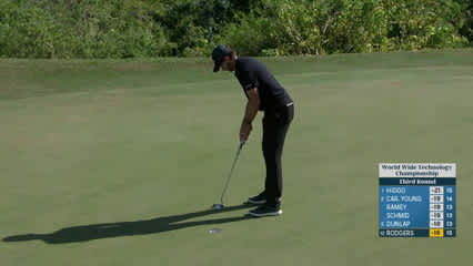 Patrick Rodgers | Round 3 | 15th hole | Shot 4 | 2025 World Wide Technology