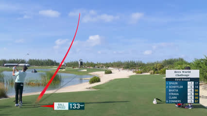 Justin Rose | Round 1 | 17th hole | Shot 1 | 2025 Hero World Challenge