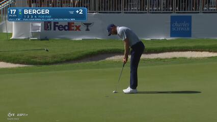 Daniel Berger | Round 2 | 17th hole | Shot 5 | 2025 Charles Schwab