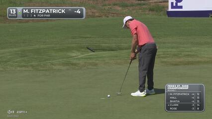 Matt Fitzpatrick | Round 1 | 13th hole | Shot 4 | 2025 FedEx St. Jude
