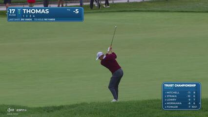 Justin Thomas | Round 2 | 17th hole | Shot 2 | 2025 Truist Championship