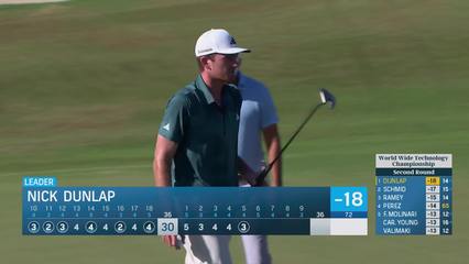 Nick Dunlap | Round 2 | 5th hole | Shot 3 | 2025 World Wide Technology
