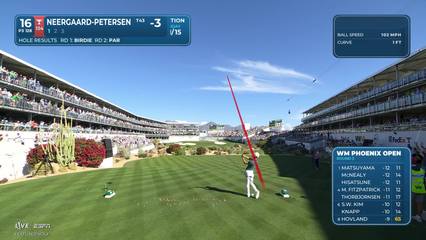Rasmus Neergaard-Petersen | Round 3 | 16th hole | Shot 1 | 2026 WM Phoenix Open