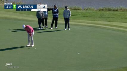 Wesley Bryan | Round 2 | 13th hole | Shot 5 | 2024 The RSM Classic