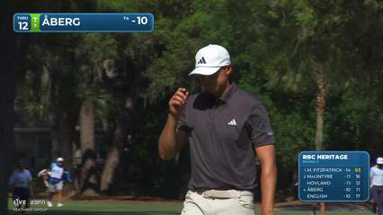 Ludvig Åberg | Round 2 | 12th hole | Shot 4 | 2026 RBC Heritage
