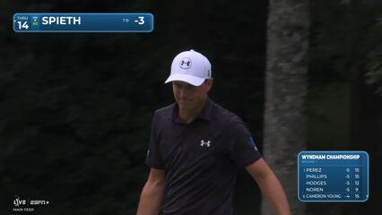 Jordan Spieth | Round 1 | 5th hole | Shot 4 | 2025 Wyndham