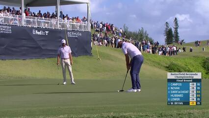 Wesley Bryan | Round 4 | 16th hole | Shot 5 | 2024 Butterfield Bermuda
