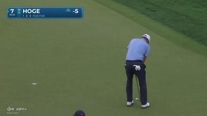 Tom Hoge | Round 2 | 7th hole | Shot 4 | 2025 Valero