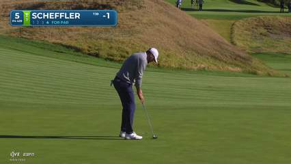 Scottie Scheffler | Round 3 | 5th hole | Shot 4 | 2026 The Genesis