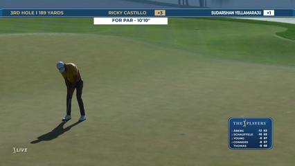 Ricky Castillo | Round 3 | 3rd hole | Shot 4 | 2026 THE PLAYERS