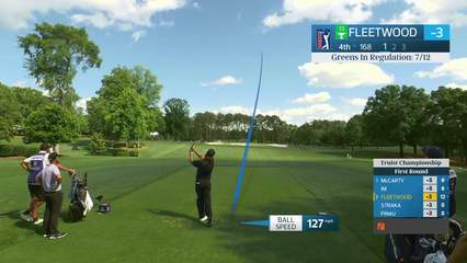Tommy Fleetwood | Round 1 | 4th hole | Shot 1 | 2026 Truist Championship