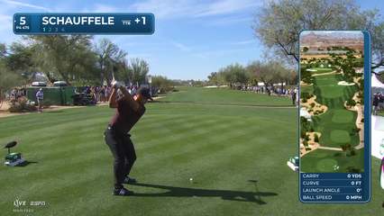 Xander Schauffele | Round 2 | 5th hole | Shot 1 | 2026 WM Phoenix Open