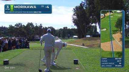 Collin Morikawa | Round 2 | 3rd hole | Shot 1 | 2026 The Genesis