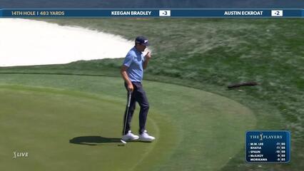 Keegan Bradley | Round 3 | 14th hole | Shot 4 | 2025 THE PLAYERS