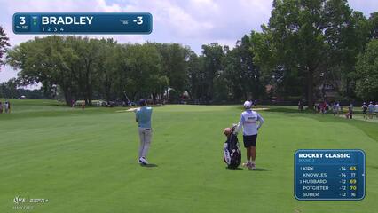 Keegan Bradley | Round 2 | 3rd hole | Shot 2 | 2025 Rocket Classic