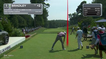 Keegan Bradley | Round 4 | 1st hole | Shot 1 | 2025 BMW Championship