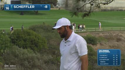 Scottie Scheffler | Round 4 | 16th hole | Shot 4 | 2025 Genesis