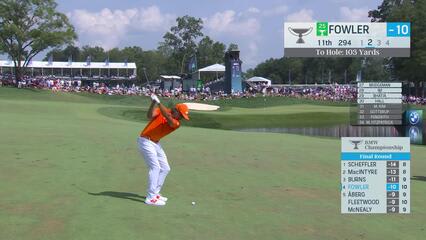 Rickie Fowler | Round 4 | 11th hole | Shot 2 | 2025 BMW Championship
