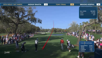 Tony Finau | Round 2 | 12th hole | Shot 1 | 2026 THE PLAYERS