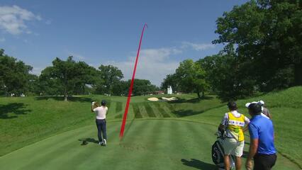 Si Woo Kim | Round 3 | 3rd hole | Shot 1 | 2025 John Deere