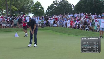 Patrick Cantlay | Round 4 | 10th hole | Shot 3 | 2025 TOUR Championship