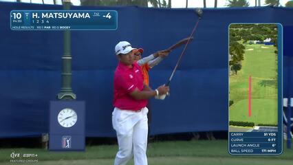 Hideki Matsuyama | Round 3 | 10th hole | Shot 1 | 2025 Sony Open