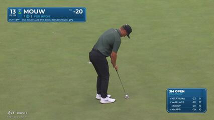 William Mouw | Round 4 | 13th hole | Shot 3 | 2025 3M Open